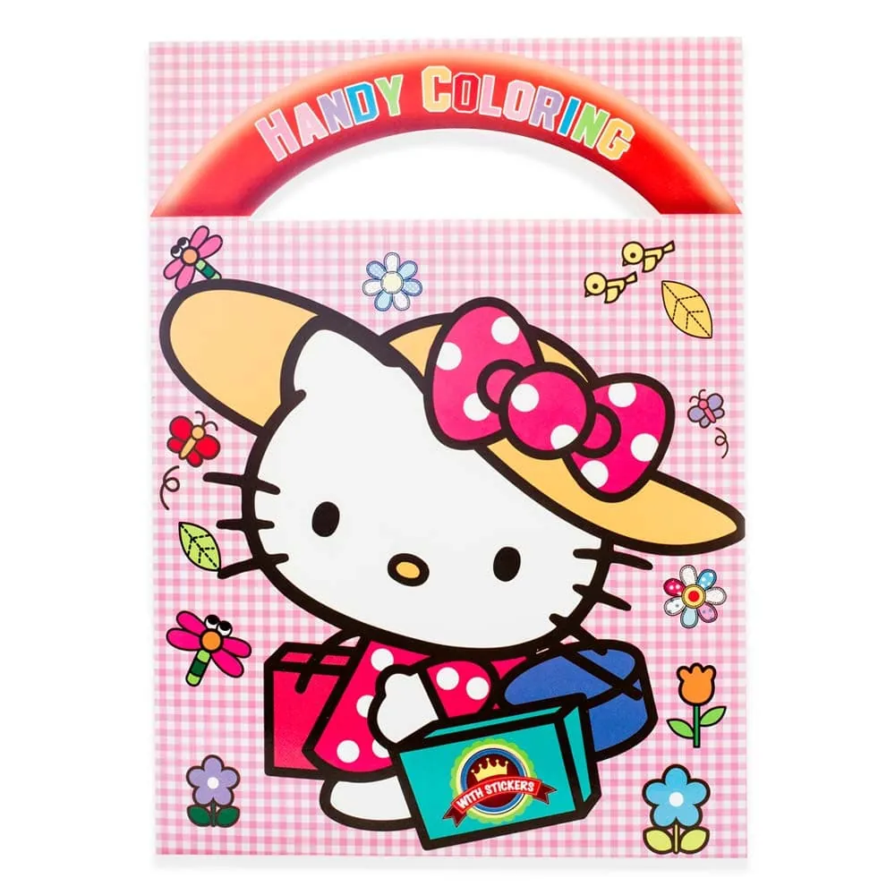 Libro Colorear Hello Kitty Con Sticker