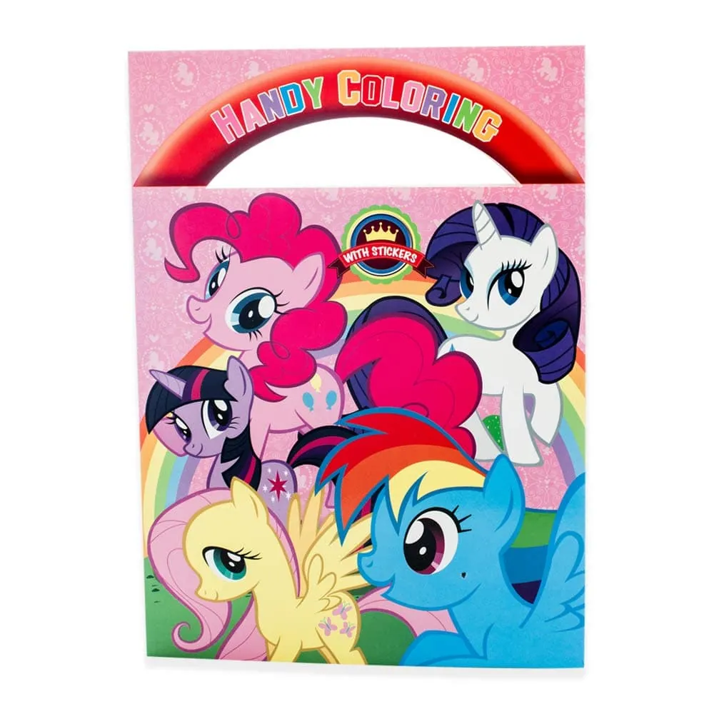Libro Colorear Pony Con Sticker