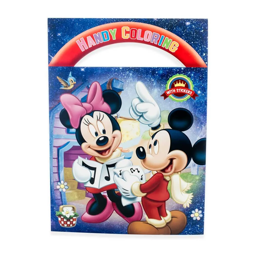 Libro Colorear Mickey Y Amigos Con Sticker