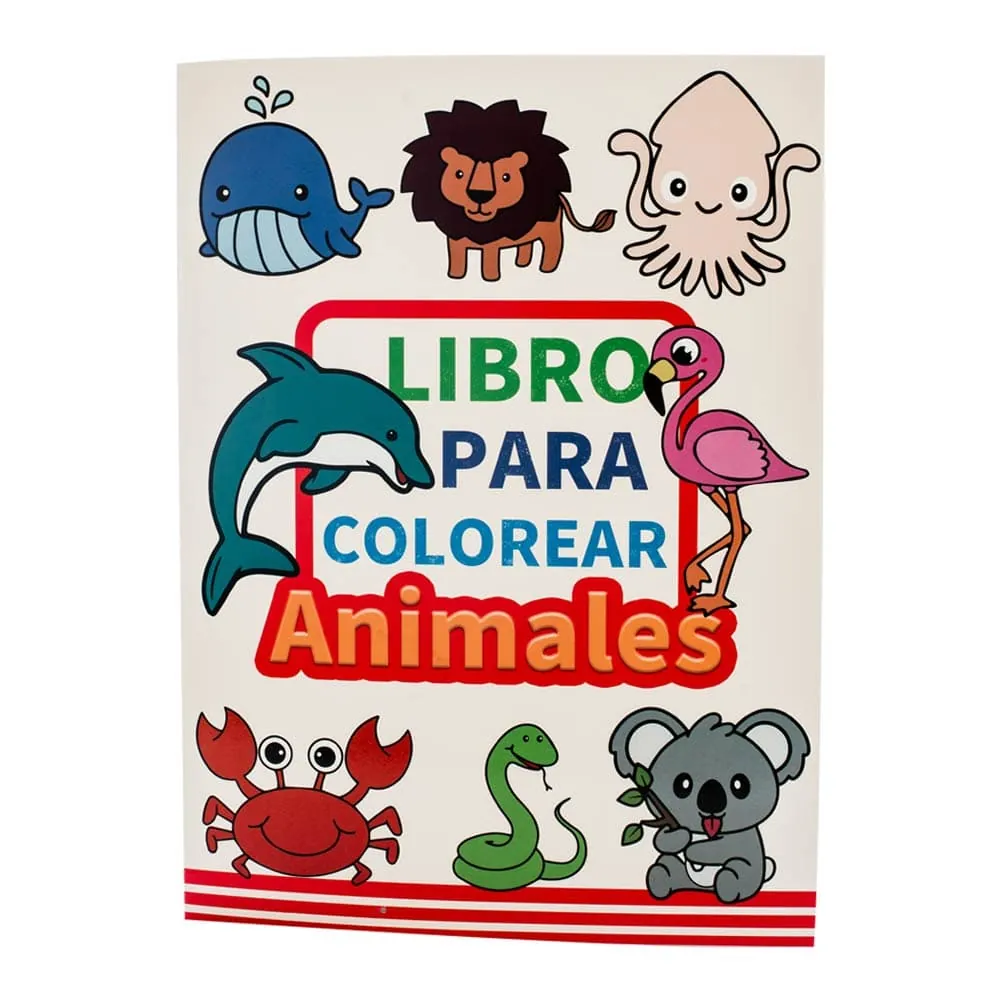 Libro Colorear Animales 16 Páginas