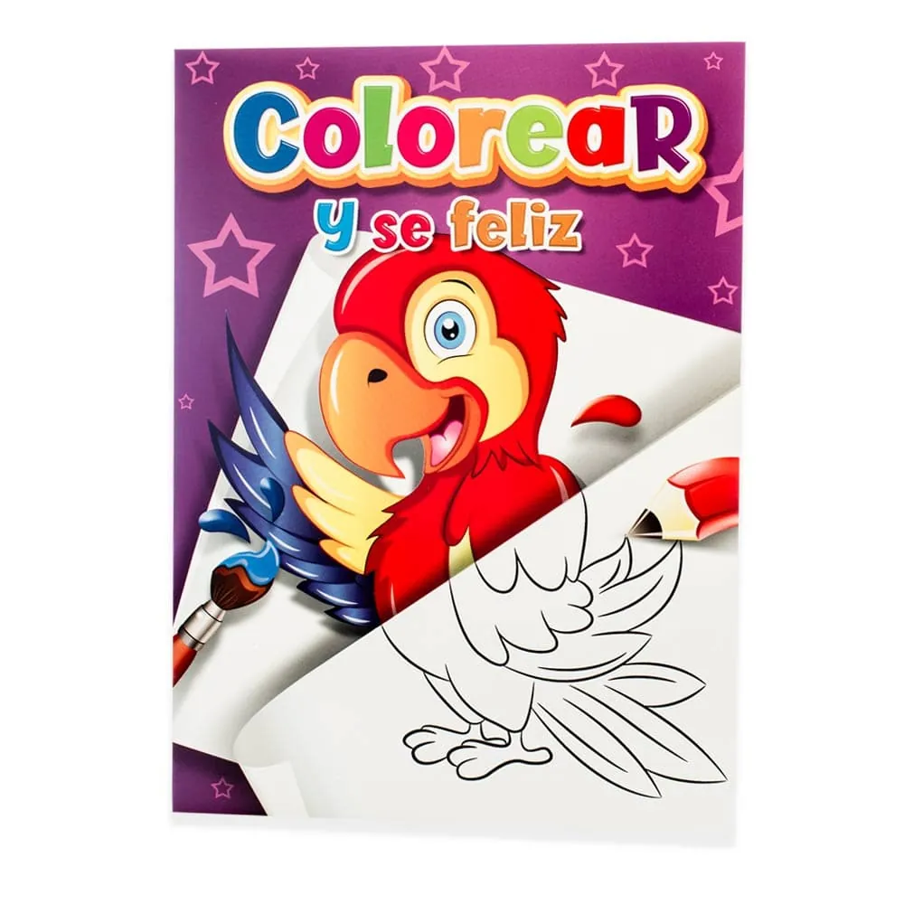 Libro Colorear Aves 16 Páginas