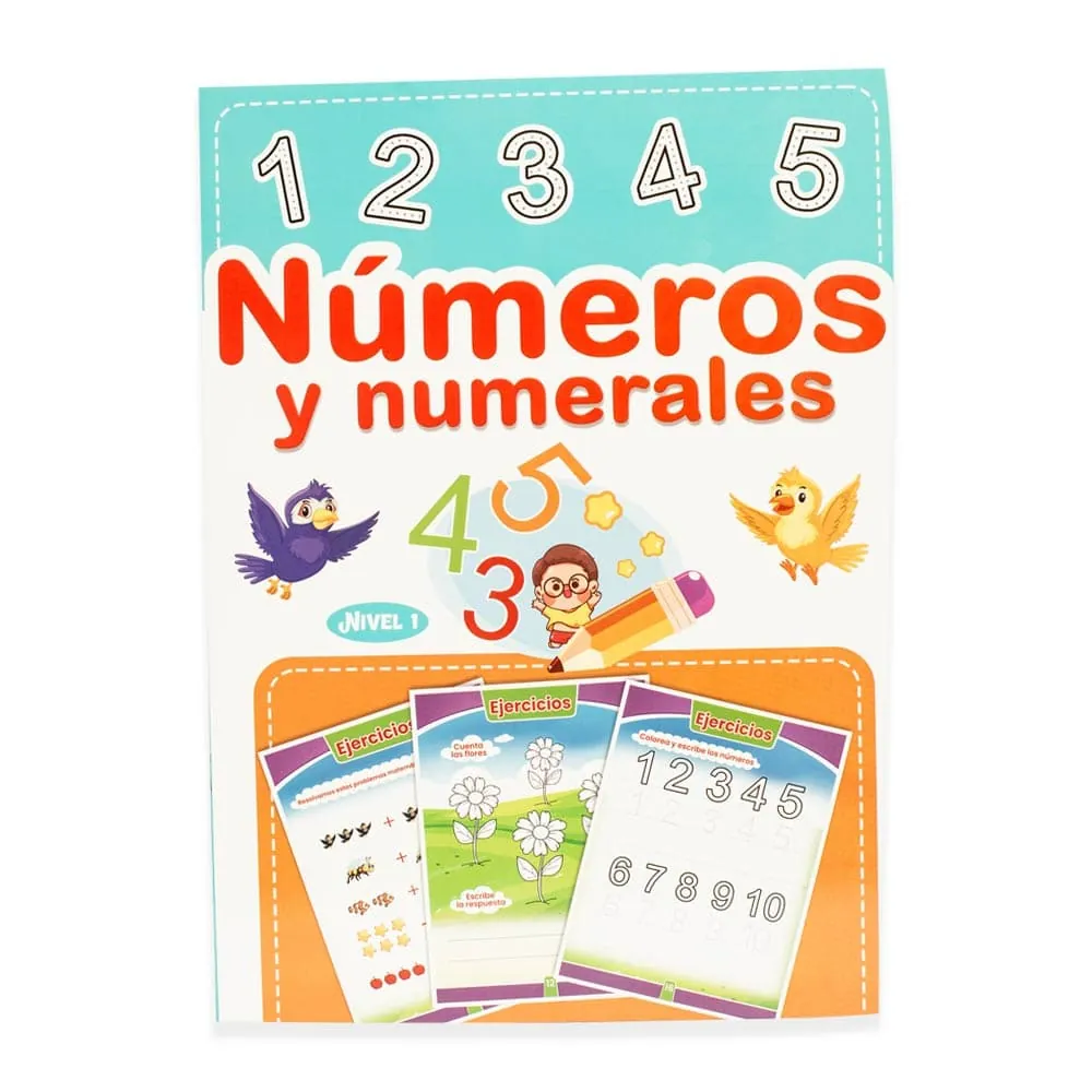 Libro Número Y Numerales 16 Páginas
