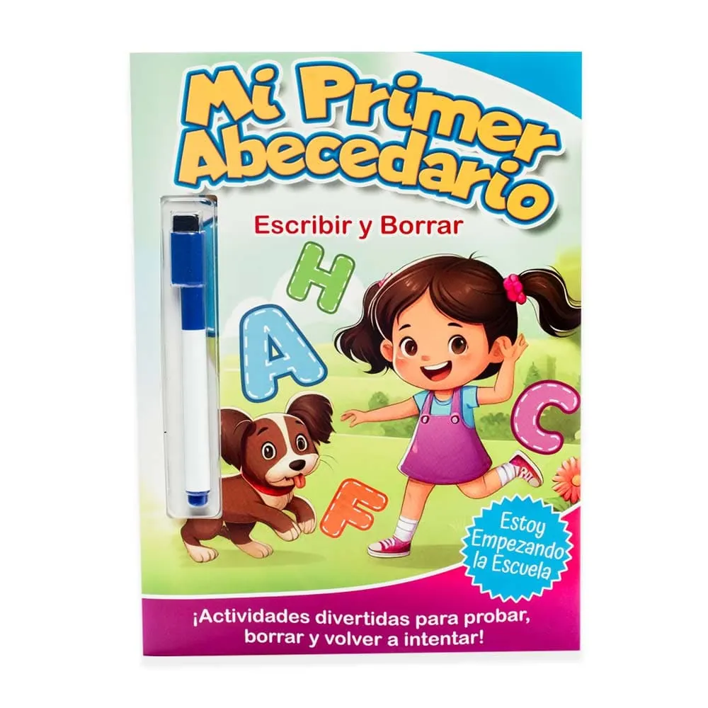 Libro Mi Primer Abc Con Marcador 16 Páginas