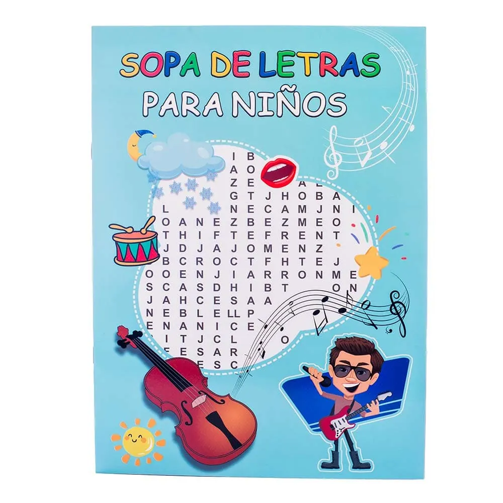Sopa De Letras Infantil 16 Páginas