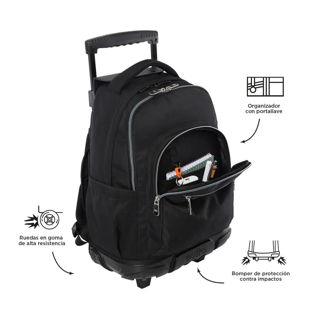Morral Ruedas Porta PC 15.4" Renglon Negro