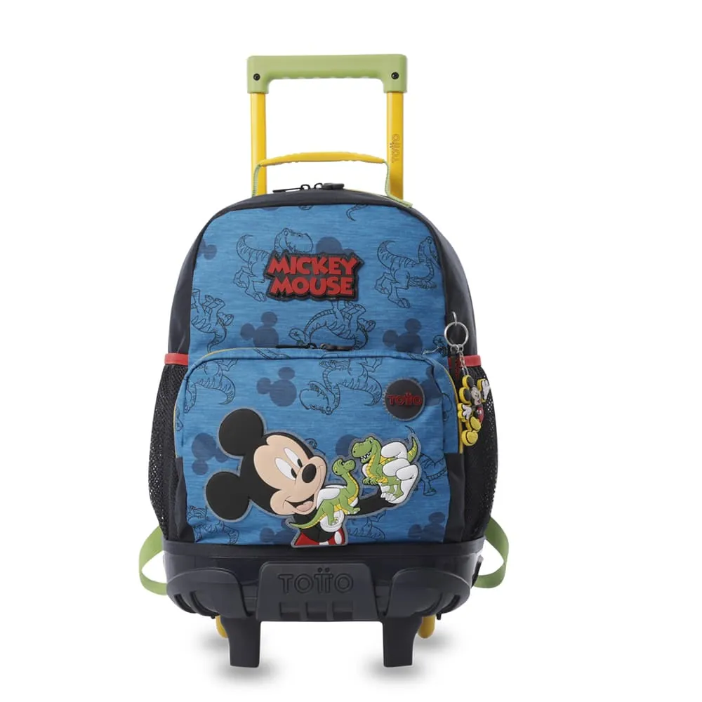 Maleta Niño con ruedas Mickey Mediano Azul