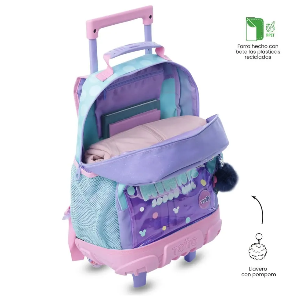 Maleta Niña con ruedas Minnie Mediana Morada