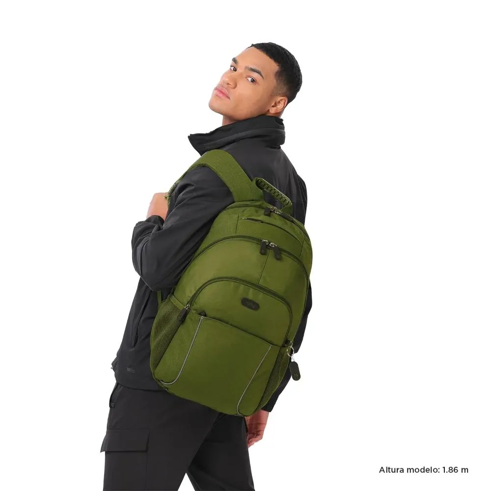 Morral Universitario Porta Pc Verde