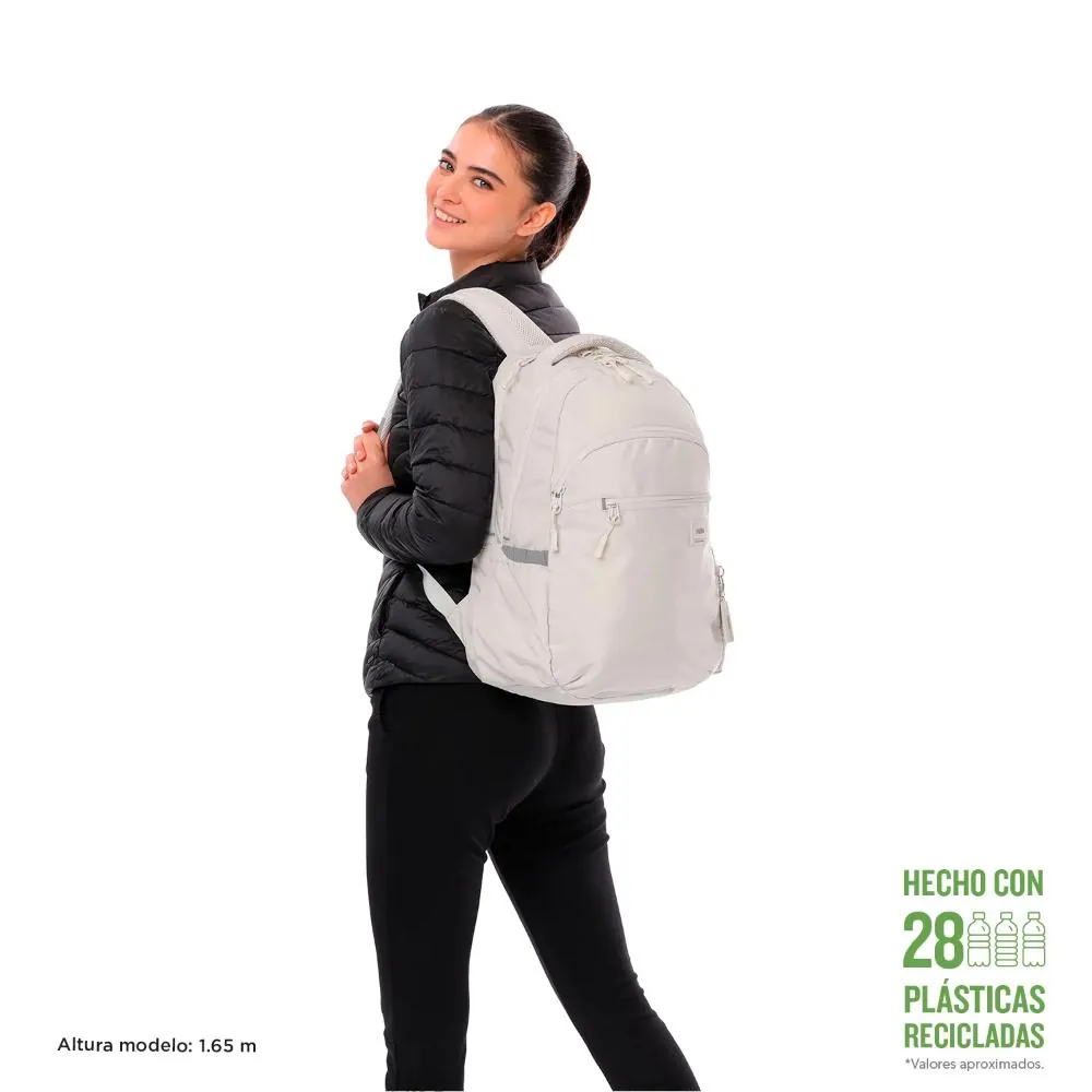 Morral Universitario Beige Mujer