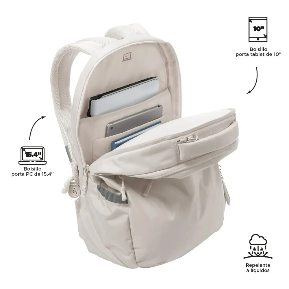 Morral Universitario Beige Mujer