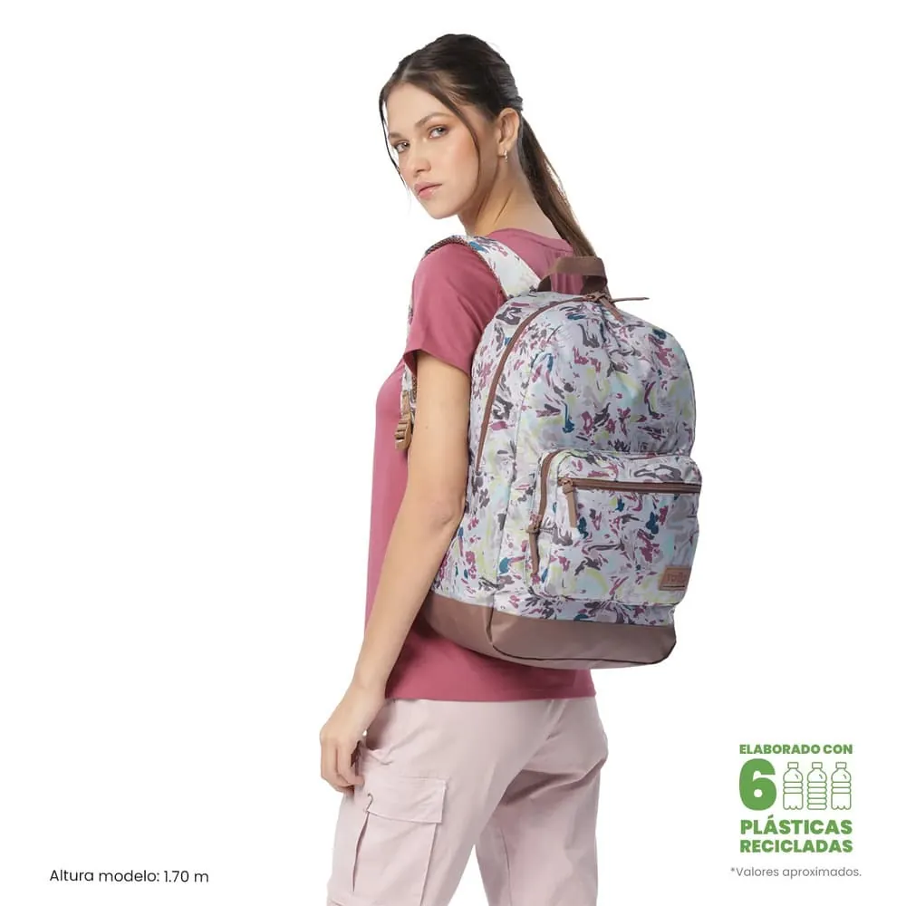 Morral Universitario Porta PC 14" Tocax Beige Mujer