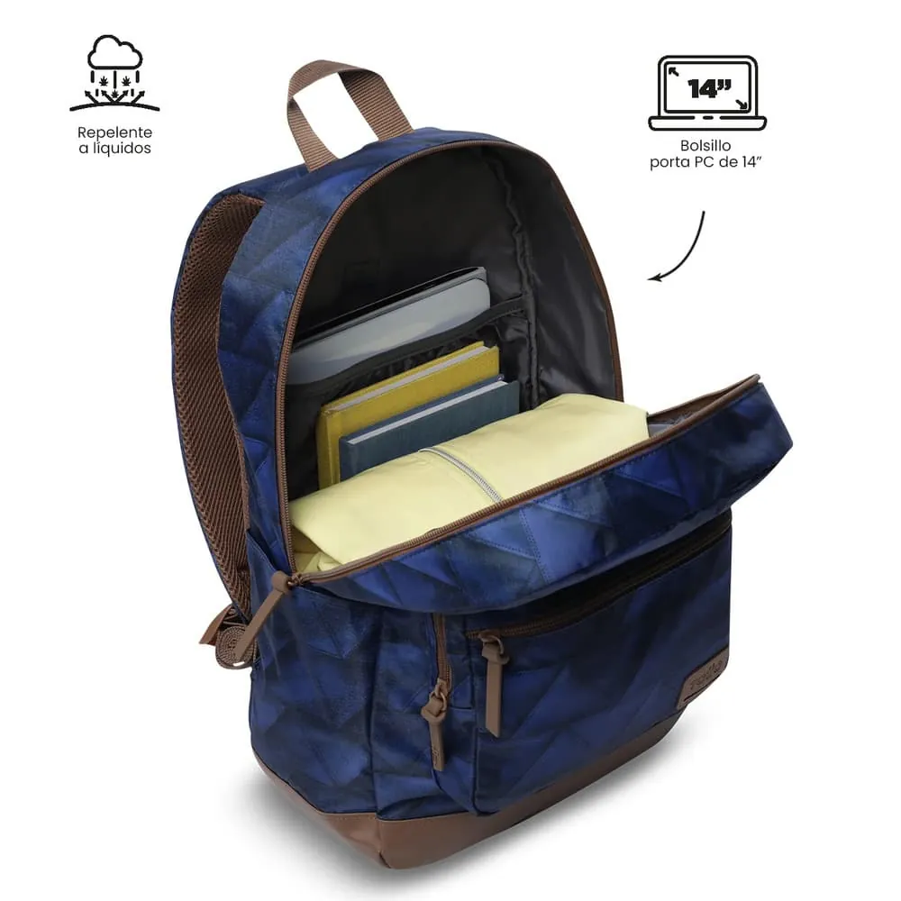 Morral Universitario Porta PC 14" Tocax Azul Hombre