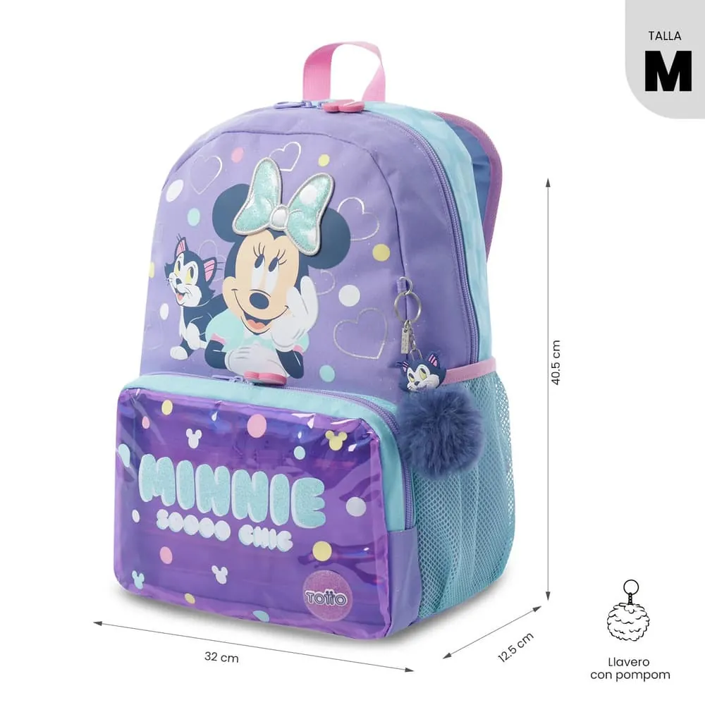 Morral Niña Minnie Mediano Morado