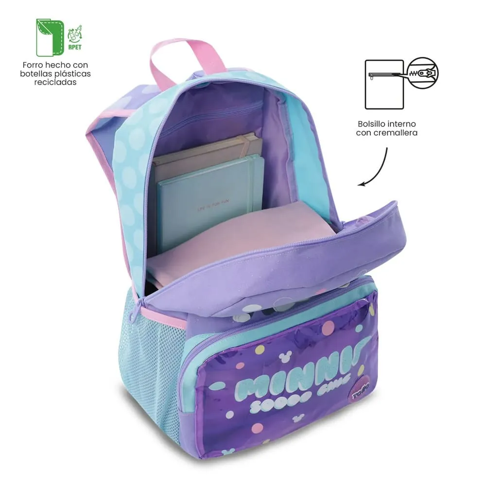 Morral Niña Minnie Mediano Morado