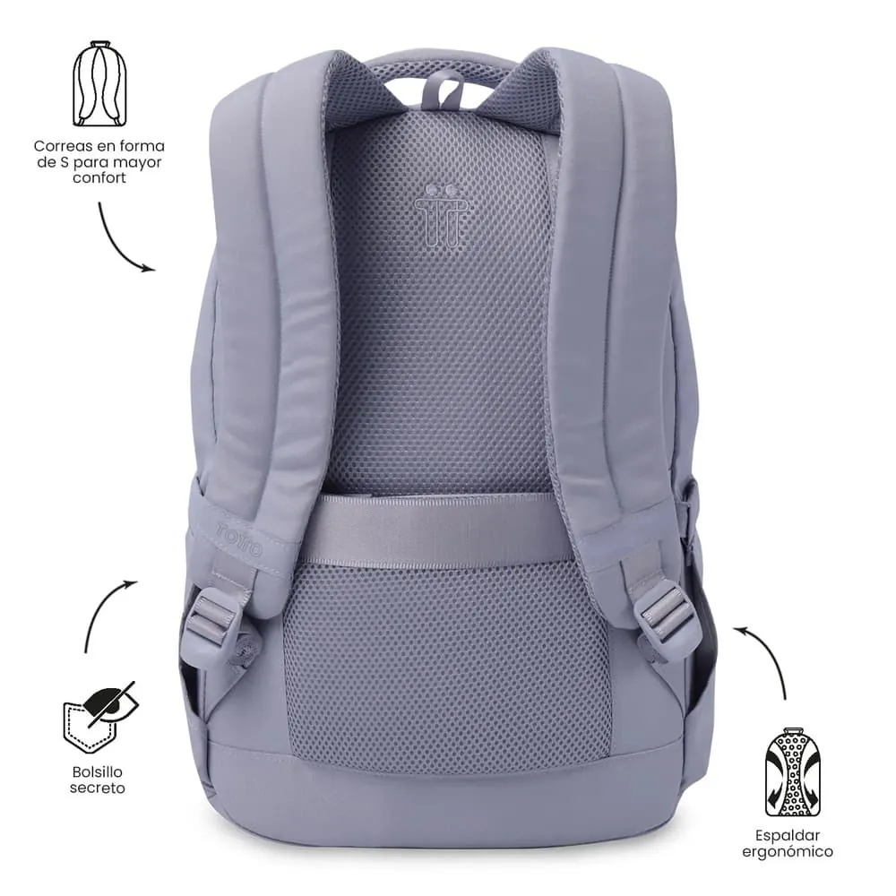 Morral Universitario Steif Nara Porta PC 14" Morado Mujer