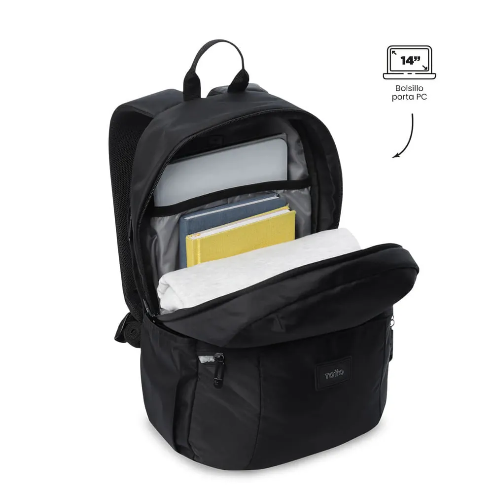 Morral Universitario Porta PC 14" Trik Negro Unisex