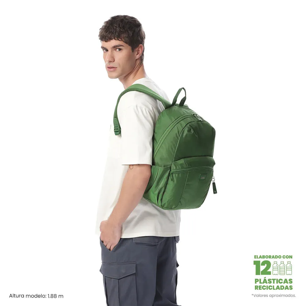 Morral Universitario Porta PC 14" Trik Verde Hombre