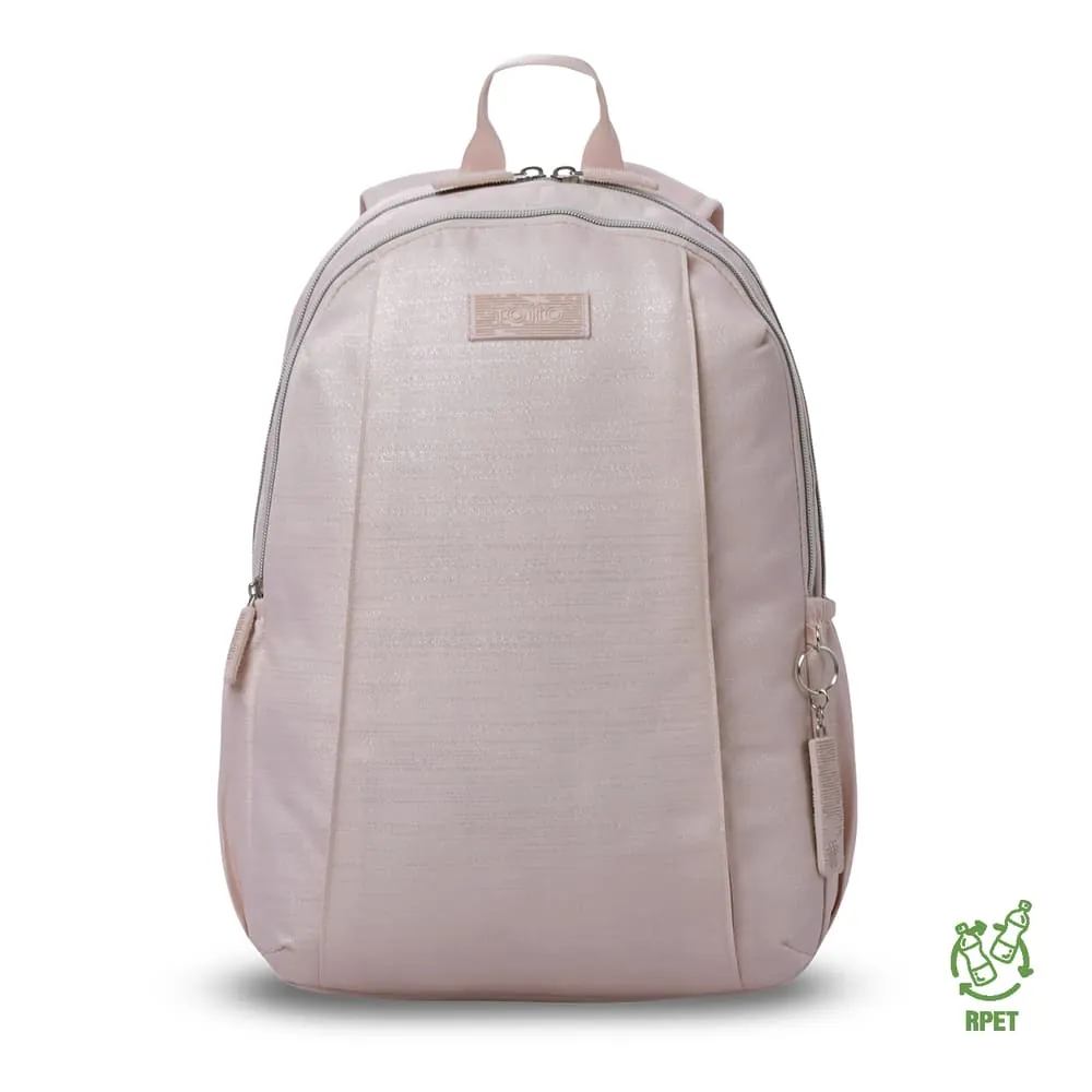 Morral Universitario Modena M3 Shiny Porta PC 14" Rosado Mujer