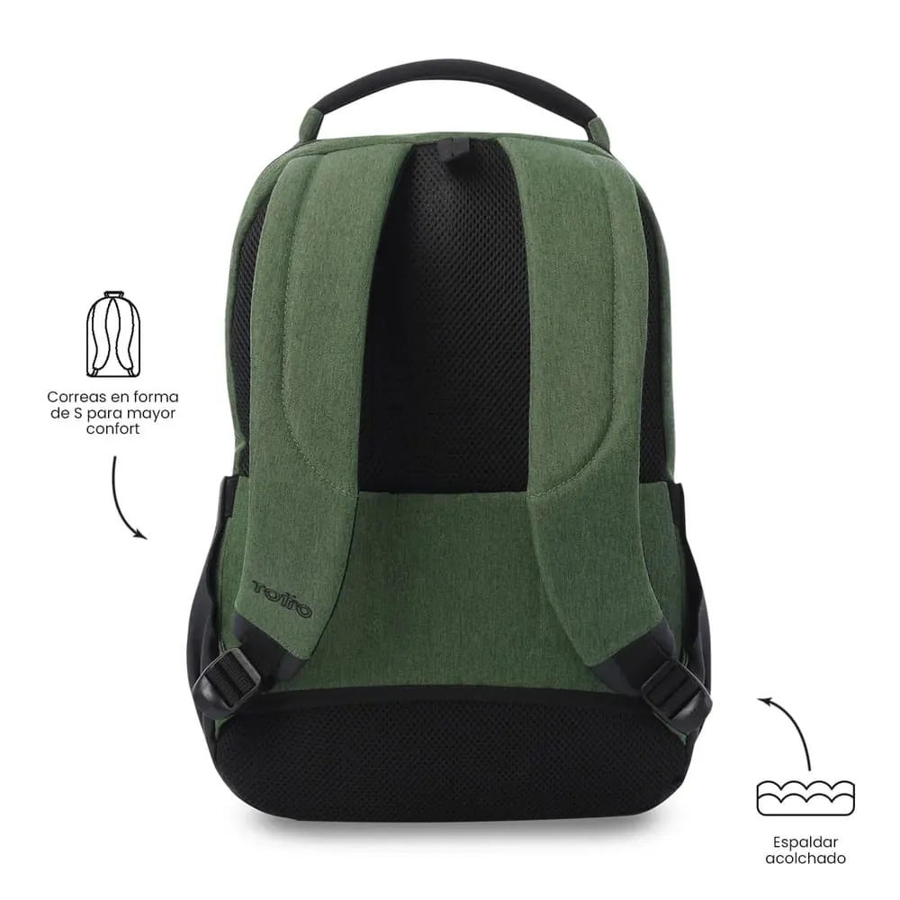 Morral Ejecutivo Porta PC 14" Deleg 2.0 Verde Hombre