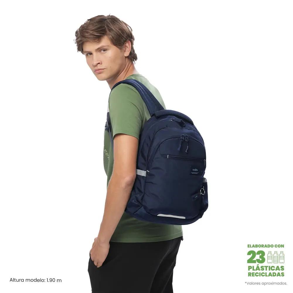 Morral Universitario Porta PC 14" Misisipi Azul Unisex