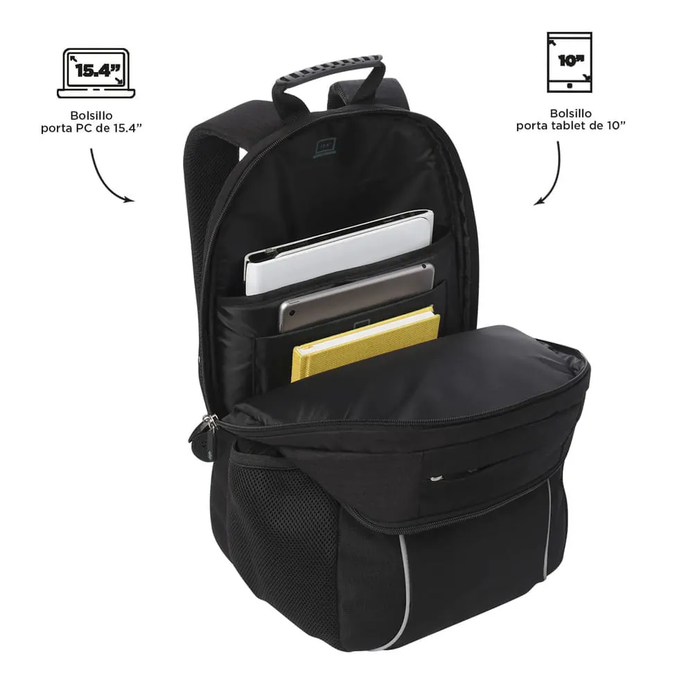 Morral Universitario Cambri 2.0 Porta PC 15.4" Negro Unisex