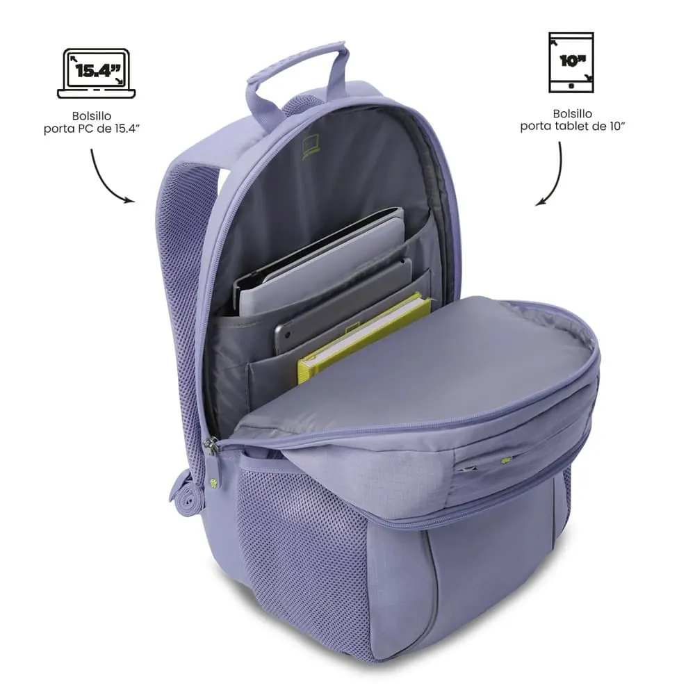 Morral Universitario Porta PC 15.4" Cambri 2.0 Morado Mujer