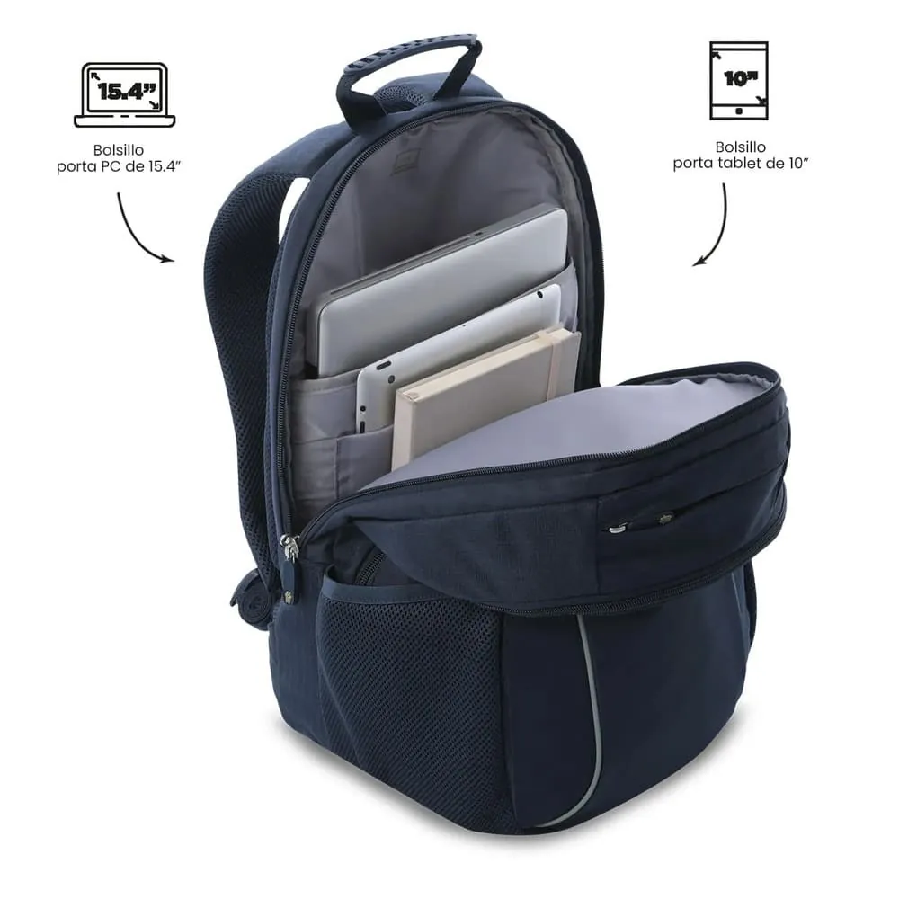 Morral Universitario Porta PC 15.4" Cambri 2.0 Azul Hombre