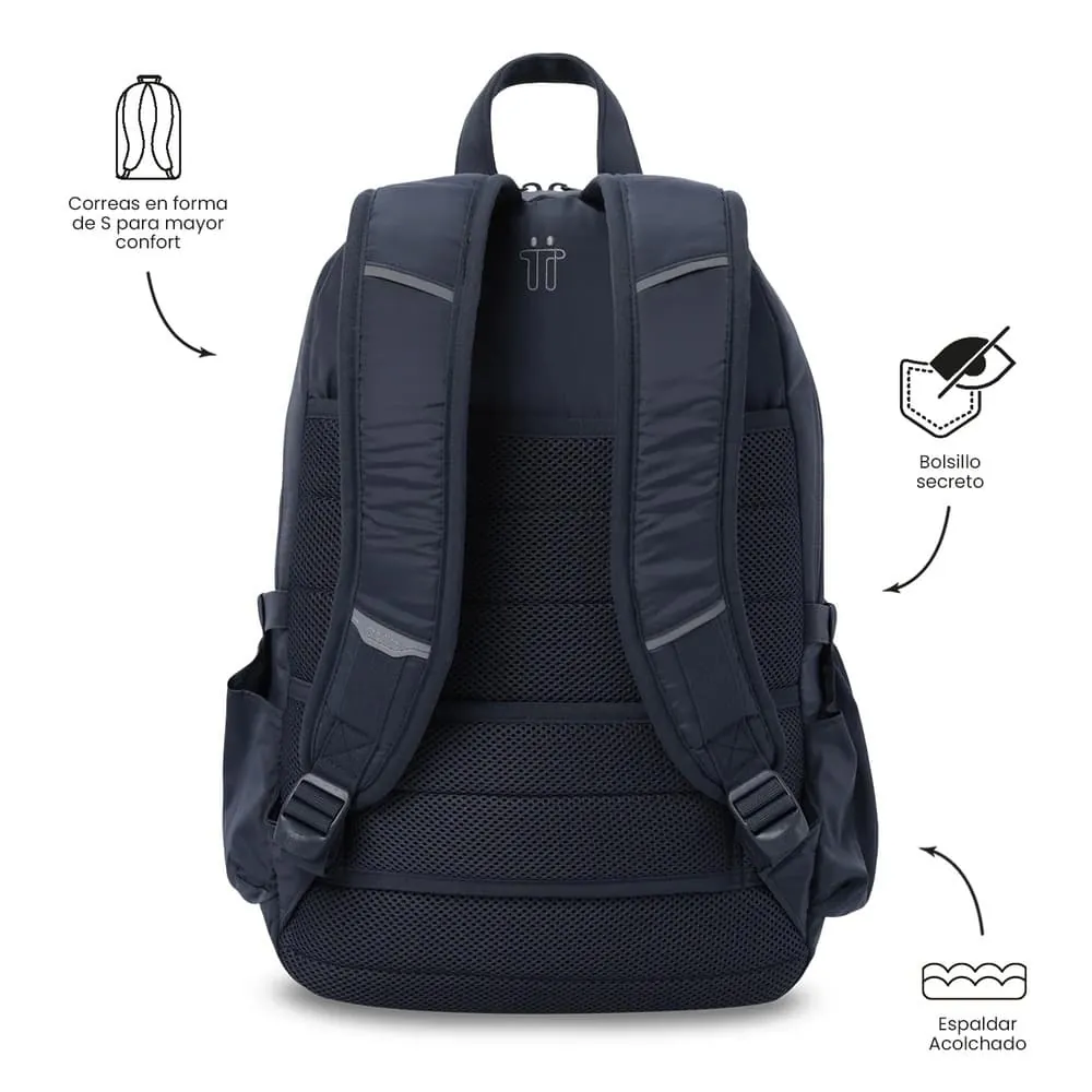 Morral Universitario Porta PC 14" Plaine 2.0 Azul Unisex