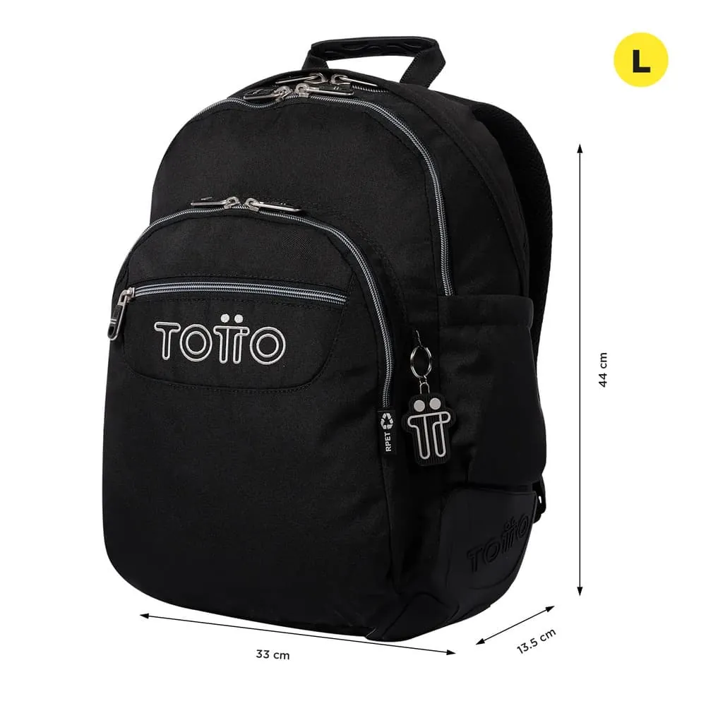 Morral Juvenil Porta PC 14" Rayol Negro