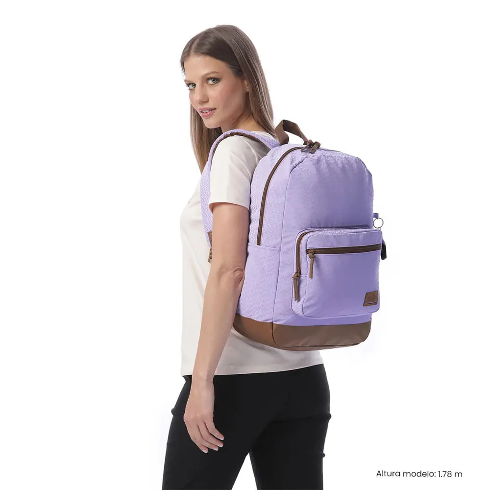 Morral Universitario Porta PC 14" Tocax Lila Mujer