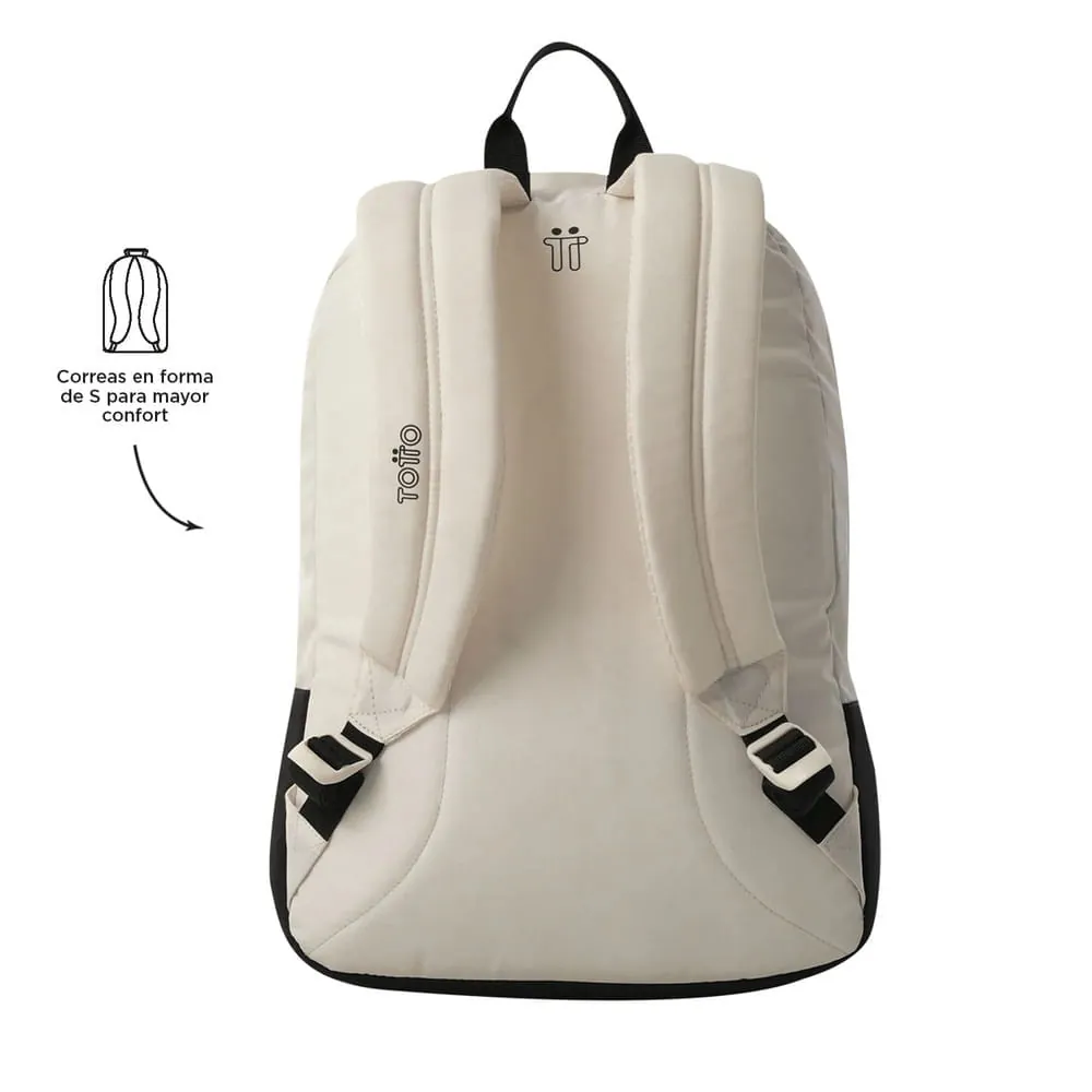 Morral Universitario Porta PC 16" Toluca 2.0 Blanco Mujer