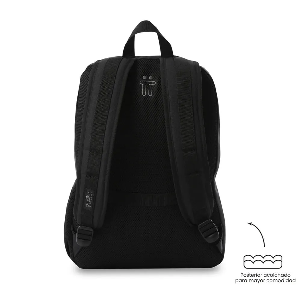 Morral Universitario Kanto Porta PC 15.4" Negro Unisex