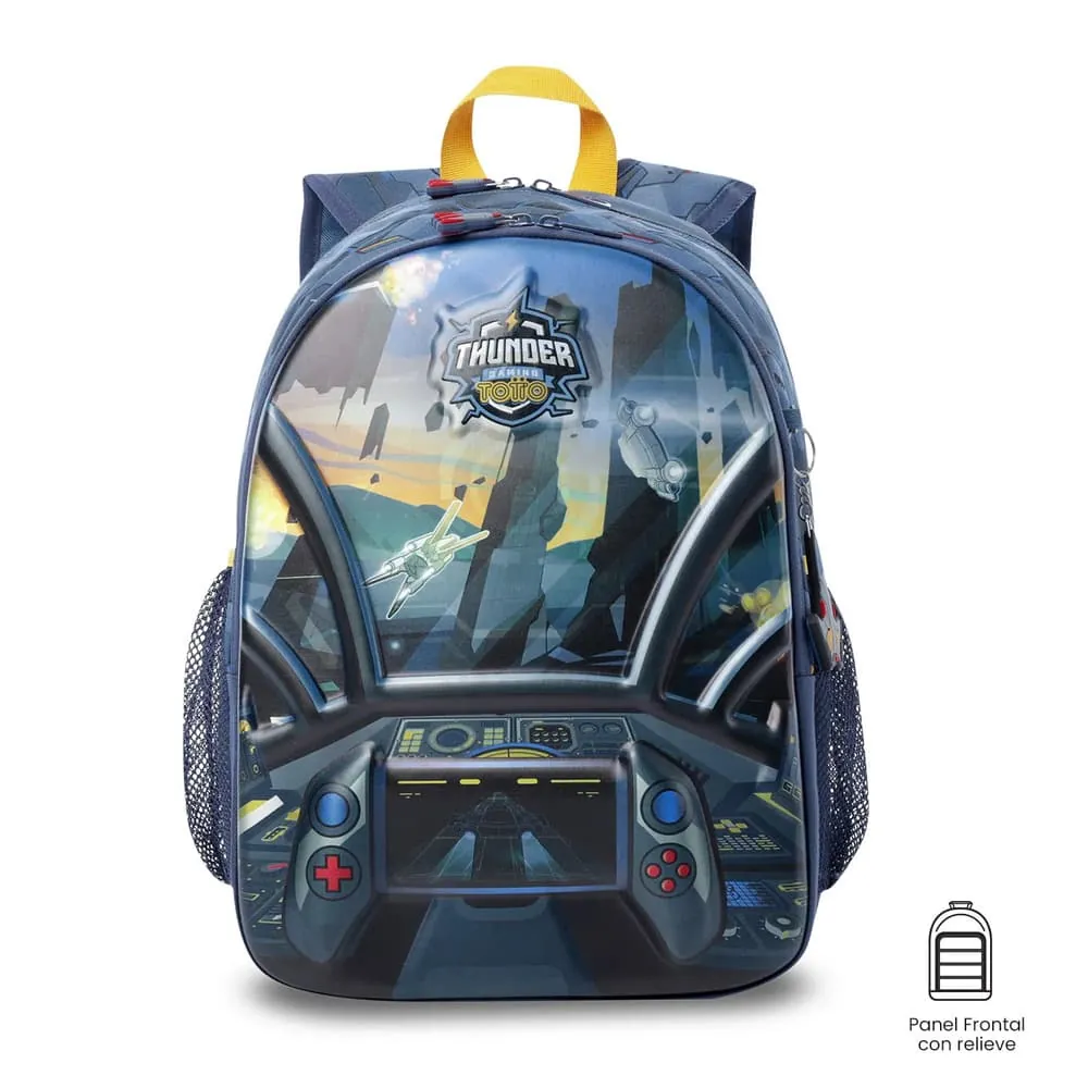 Combo Escolar Niño X3 Morral + Lonchera + Multiuso Sentinel Gris