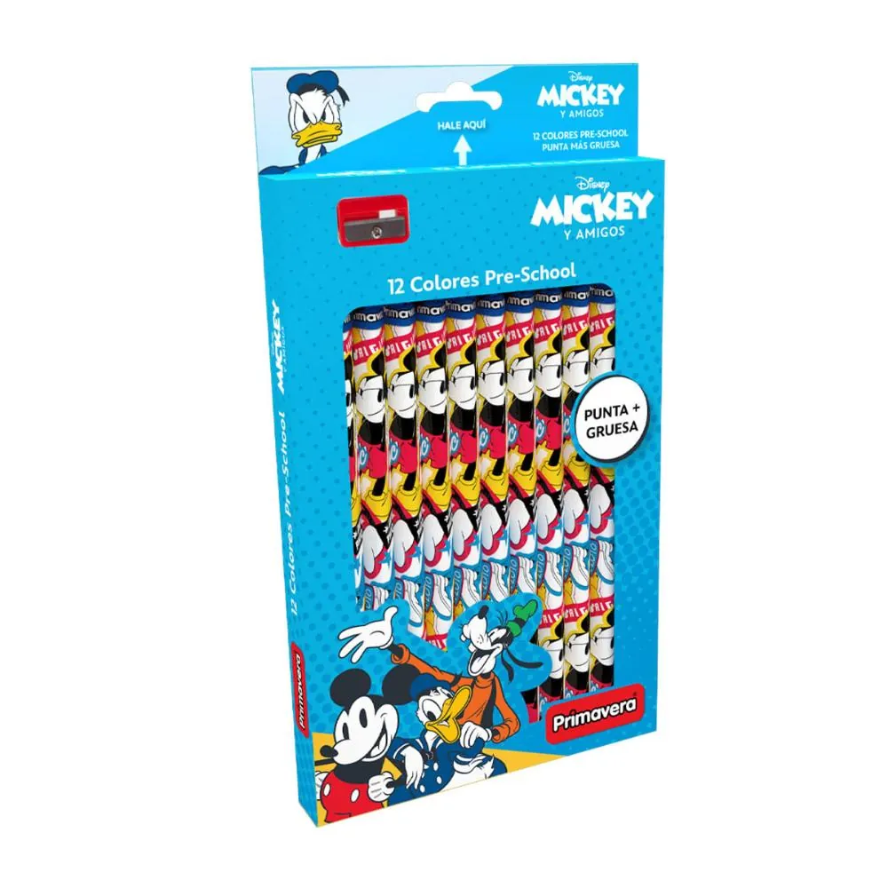 Colores Jumbo Personajes X 12