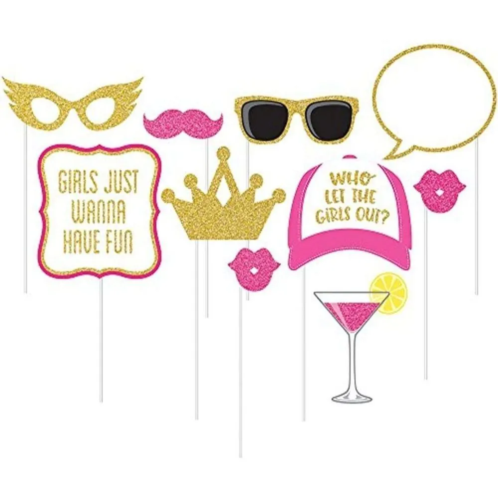 Accesorios Para Fotos Noche De Chicas X10.