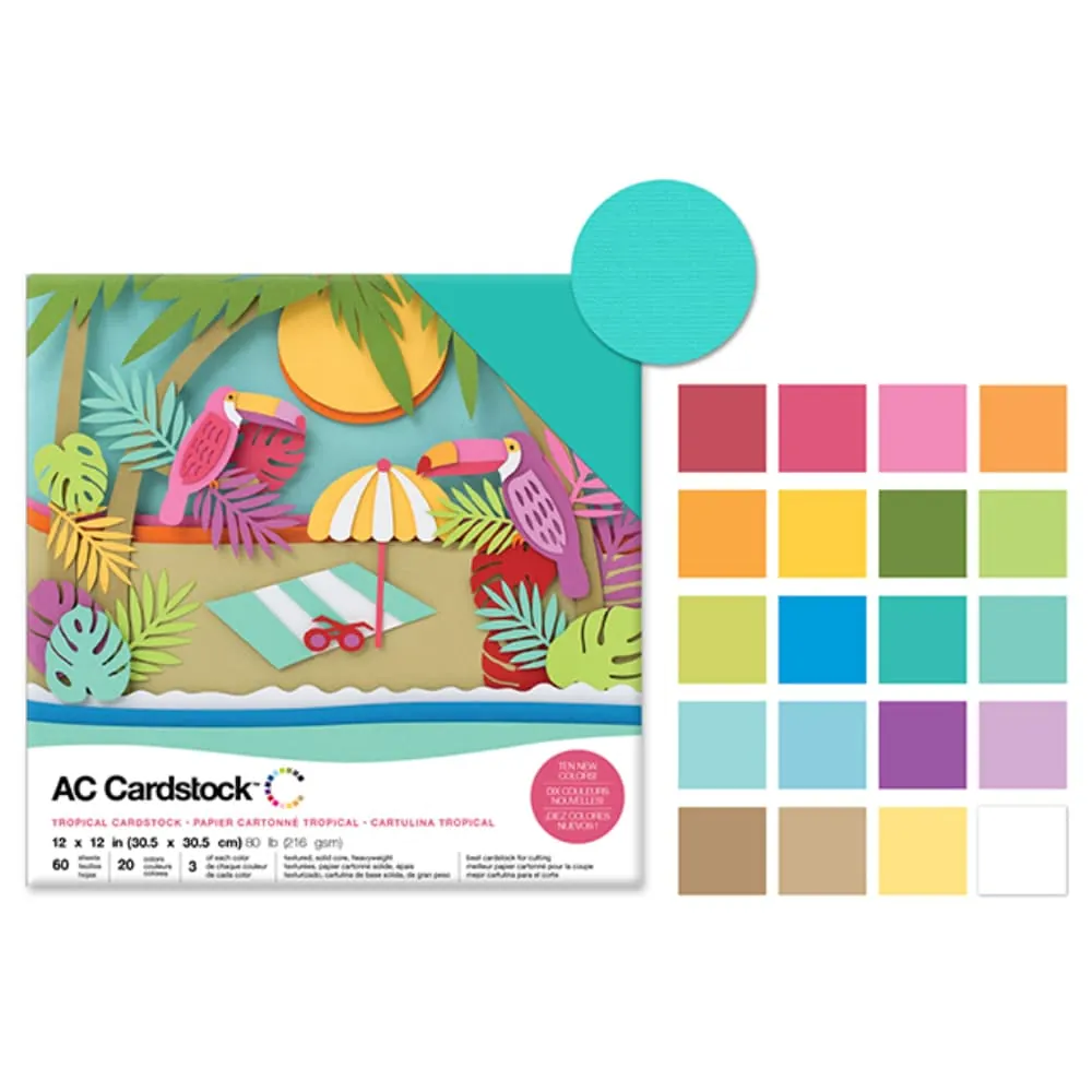Cartulina Colores Tropicales