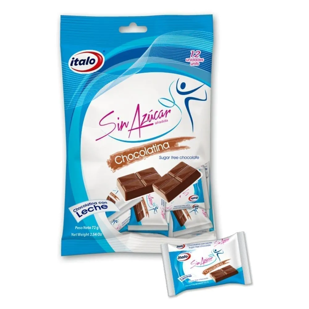 Chocolatina Sin Azucar X12