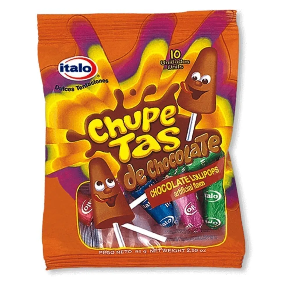Chupeta De Chocolate X10