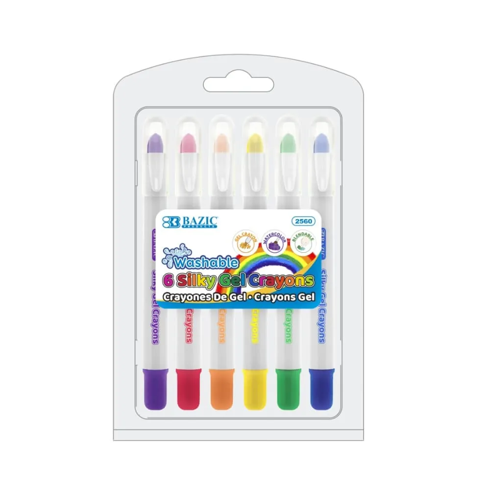 Crayones X6 De Gel Sedoso