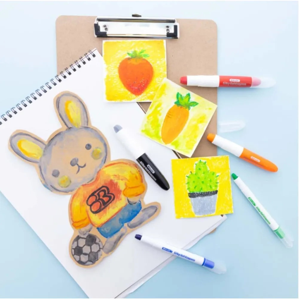 Crayones X6 De Gel Sedoso