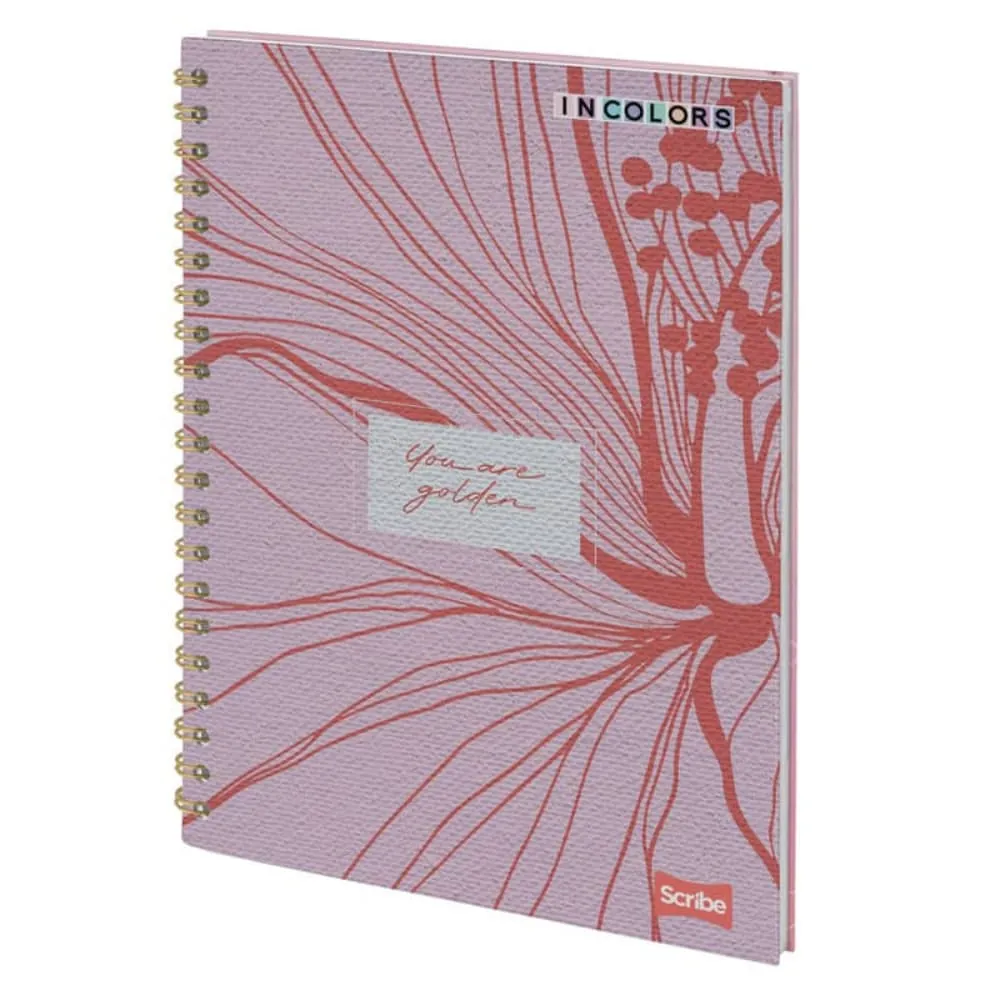 Cuaderno Argollado Canvas 80 Hojas Cuadriculado Surtido