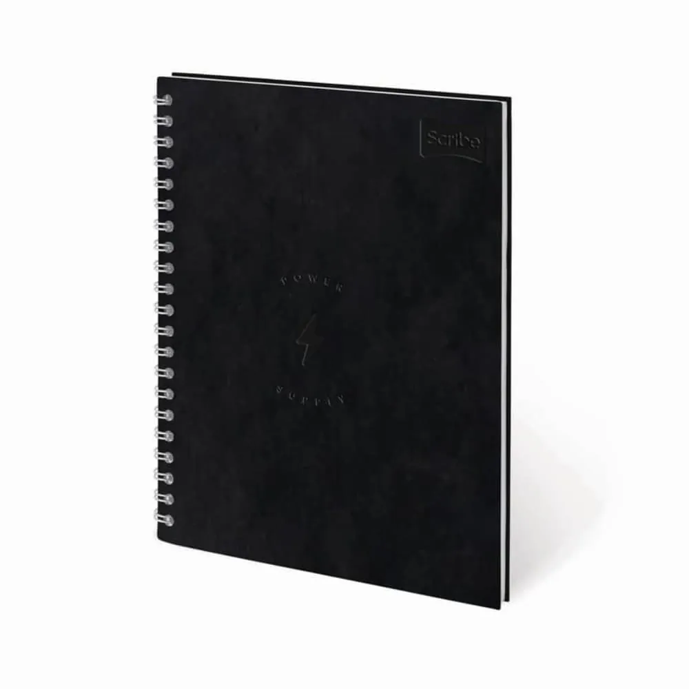 Cuaderno Argollado Cuero 80 Hojas Cuadriculado Surtido