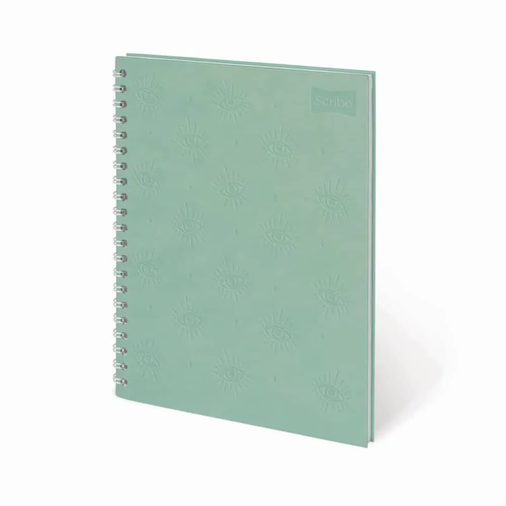 Cuaderno Argollado Cuero 80 Hojas Surtido