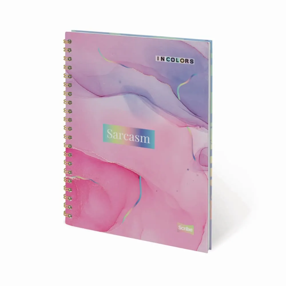 Cuaderno Argollado Incolors 80 Hojas Cuadriculado Surtido