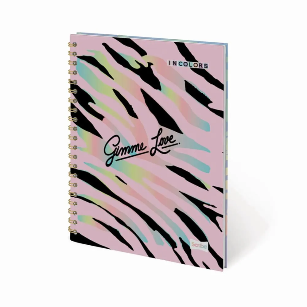 Cuaderno Argollado Incolors 80 Hojas Cuadriculado Surtido