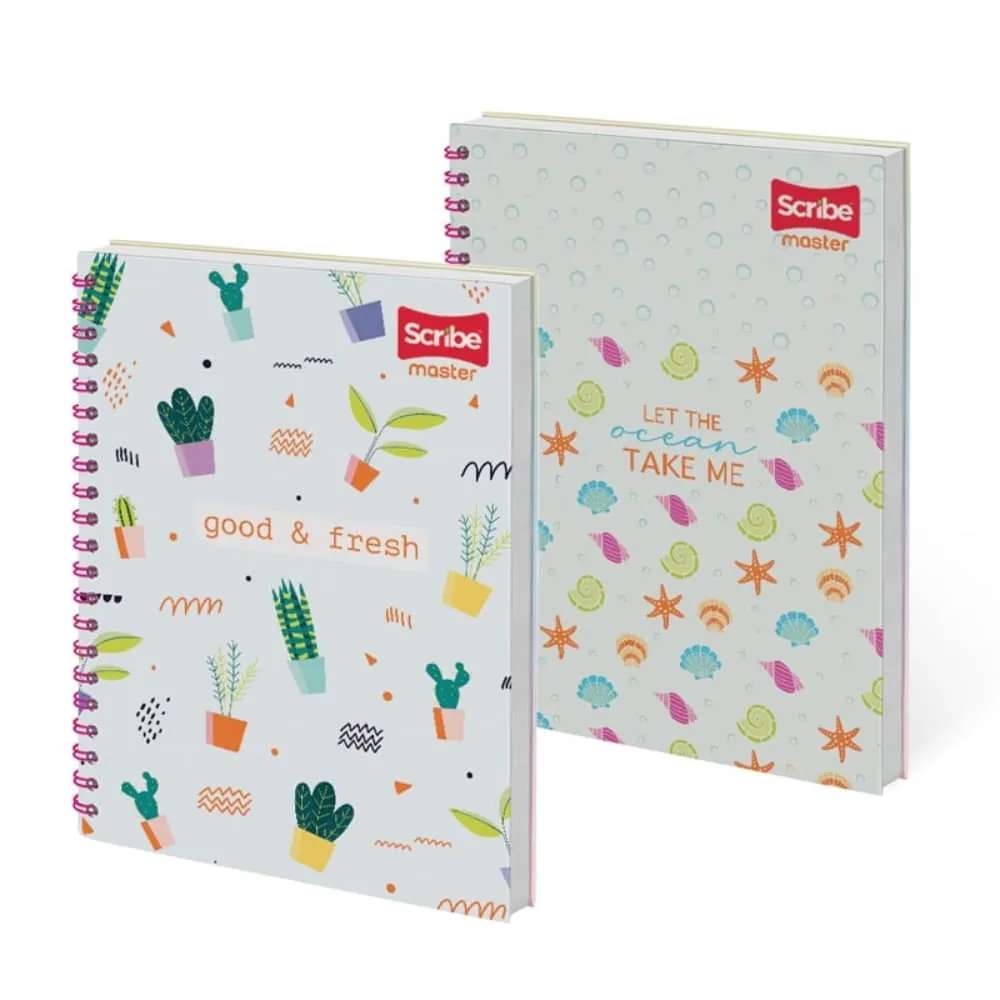 Cuaderno Argollado Master 175 Hojas Cuadriculado Surtido