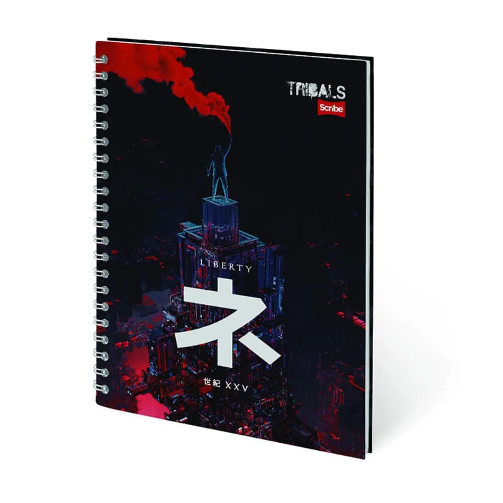 Cuaderno.Argollado Tribals 80 Hojas Surtido