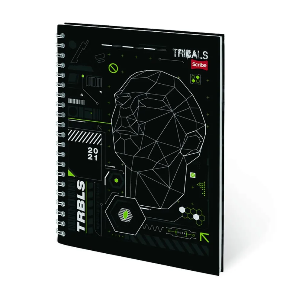 Cuaderno.Argollado Tribals 80 Hojas Surtido