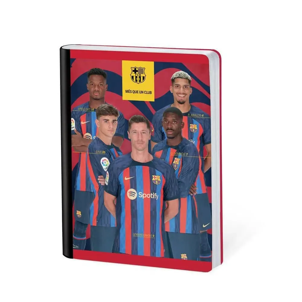 Cuaderno Barcelona 50 Hojas Cosido Rayado Surtido