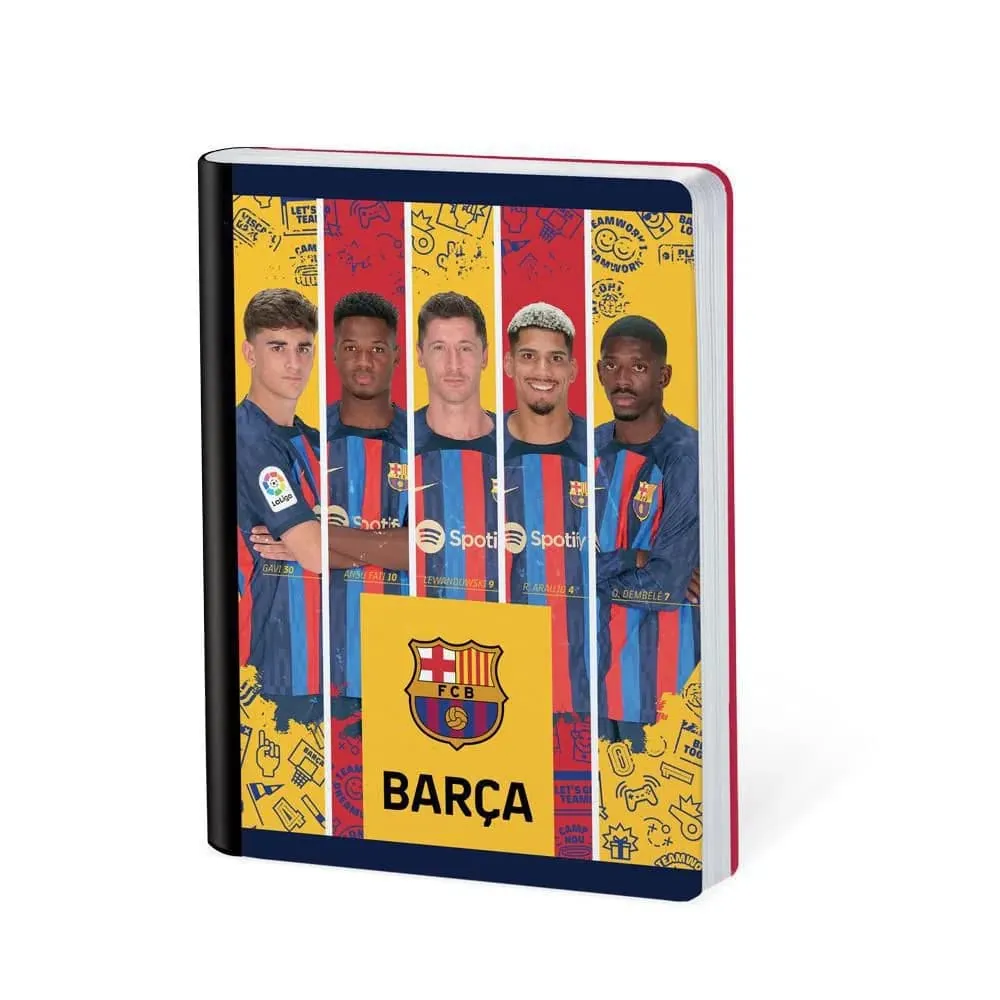 Cuaderno Barcelona 50 Hojas Cosido Rayado Surtido